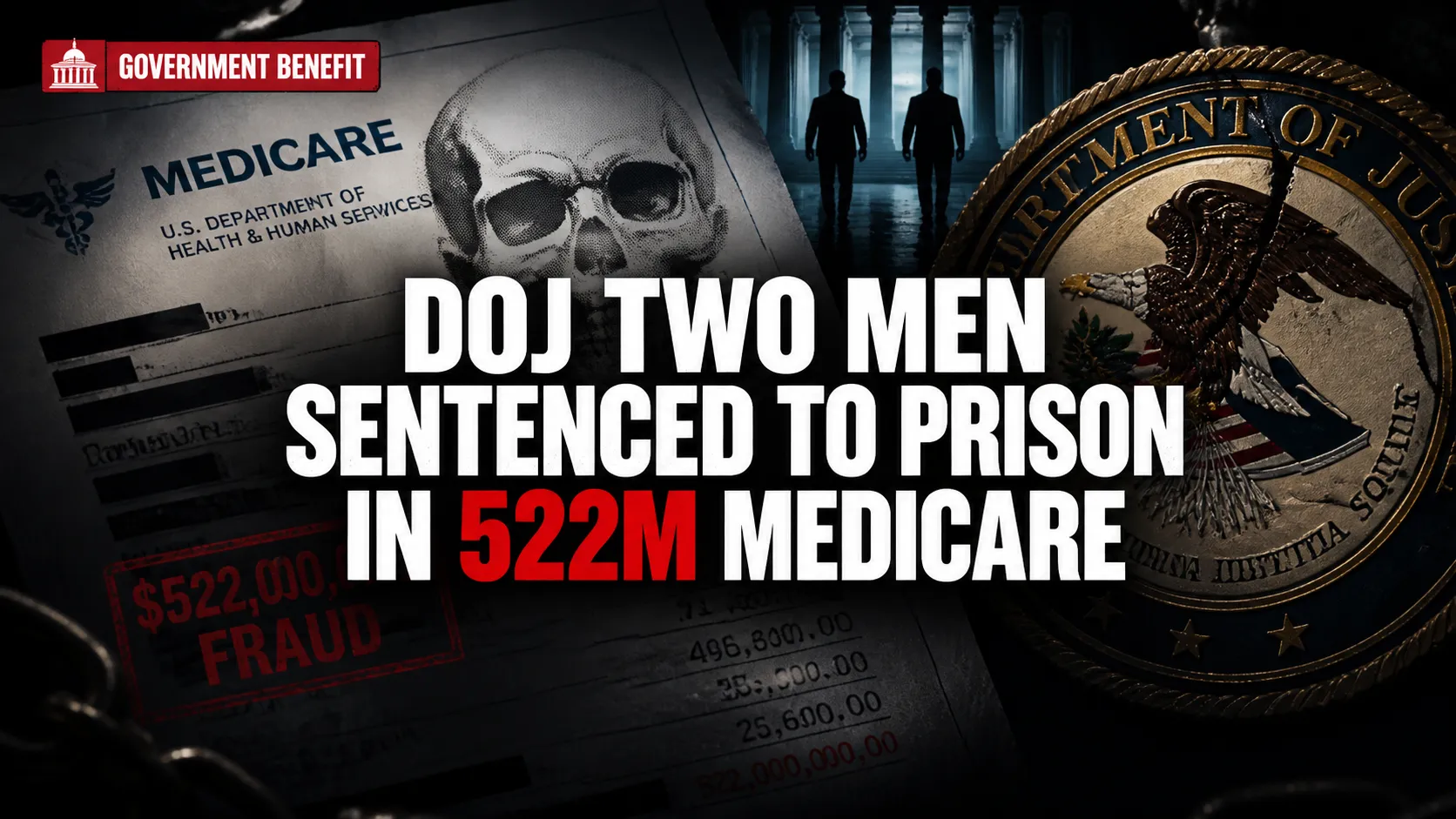 DOJ: Two Men Sentenced to Prison in $522M Medicare/Medicaid Genetic Testing Fraud Kickback Scheme
