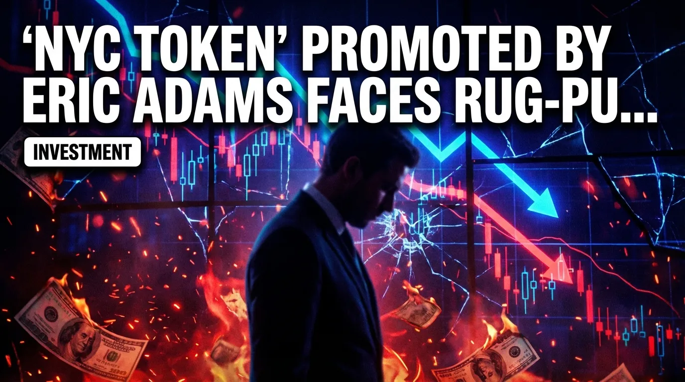 ‘NYC Token’ vom Eric Adams beworben sieht sich Rug‑Pull‑Vorwürfen nach Liquiditätsabhebungen in Höhe von 2,4 Mio. $ gegenüber