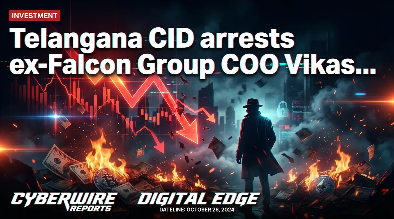 Telangana CID arrests ex‑Falcon Group COO Vikas Kumar Sakhare in invoice‑discounting fraud (₹792 cr loss)