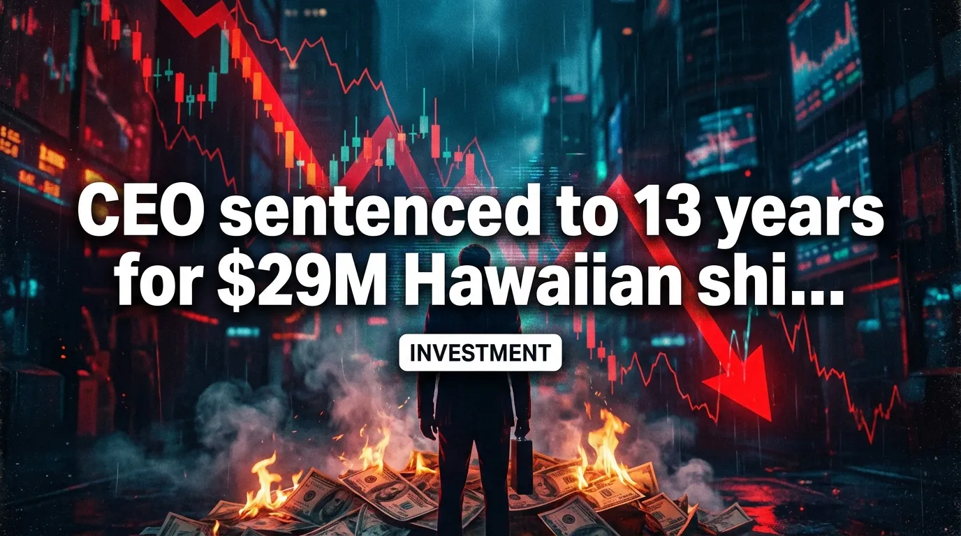 CEO sentenciado a 13 años por fraude de inversión de $29M en construcción naval hawaiana