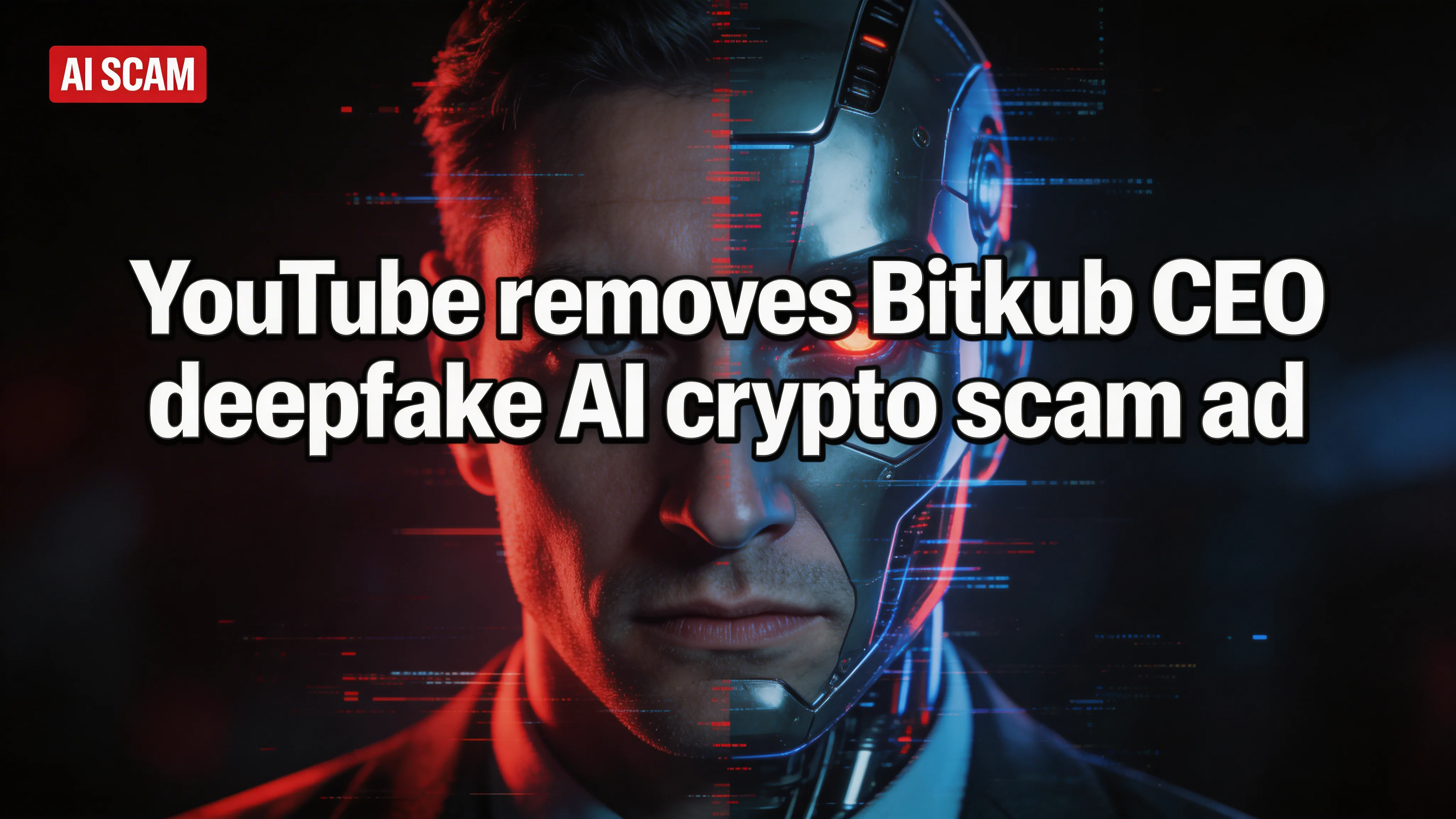 YouTube removes Bitkub CEO deepfake AI crypto scam ad after reports