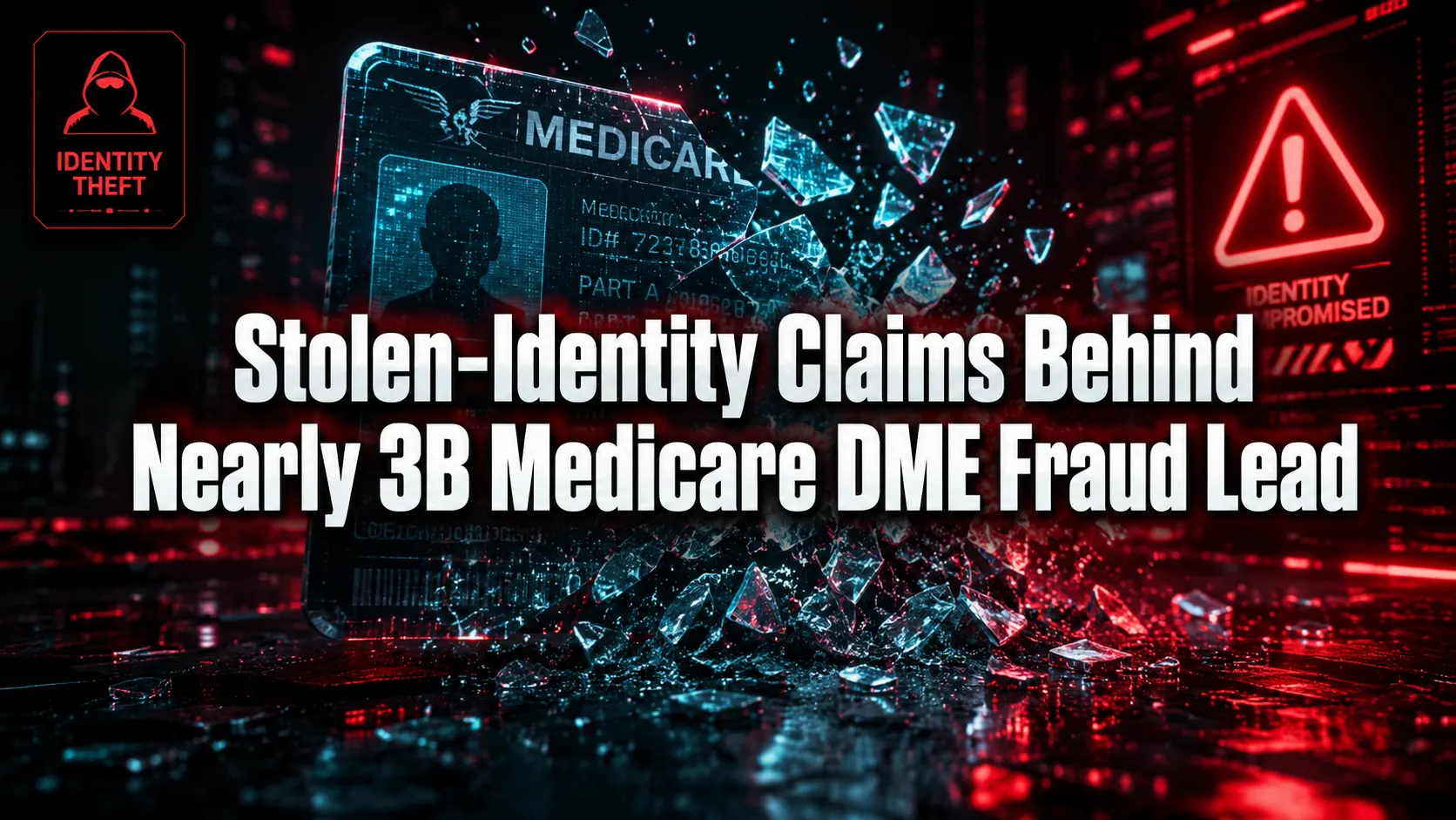 Stolen-Identity Claims Behind Nearly $3B Medicare DME Fraud Lead to Laundering Charges