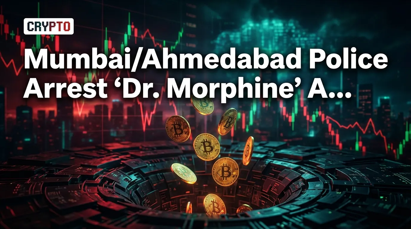 Mumbai/Ahmedabad Police Arrest ‘Dr. Morphine’ Alleged Ringleader of Rs 209 Crore Crypto Scam