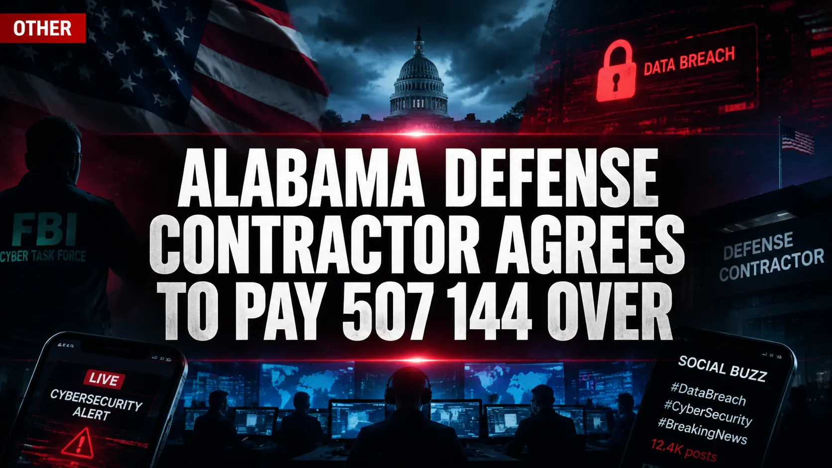 Alabama Defense Contractor Agrees to Pay $507,144 Over False Claims Act Cybersecurity Violations