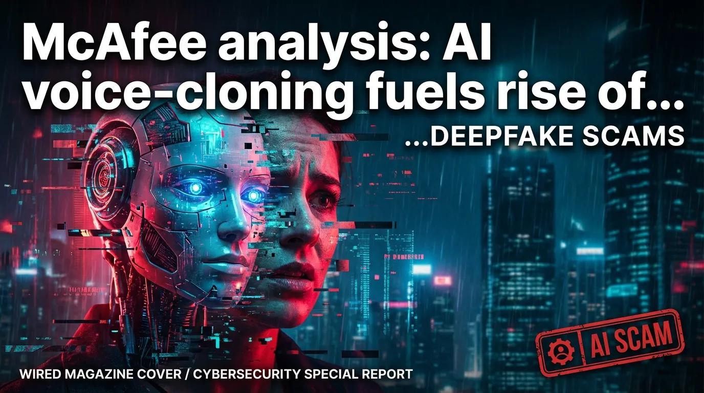 McAfee analysis: AI voice‑cloning fuels rise of 'grandchild/relative in distress' scams