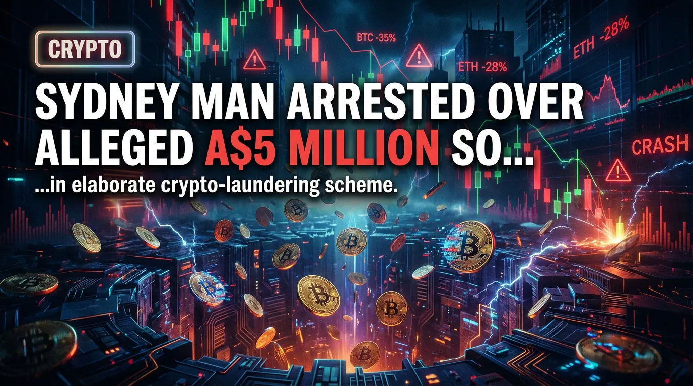 Sydney man arrested over alleged A$5 million social media crypto investment fraud