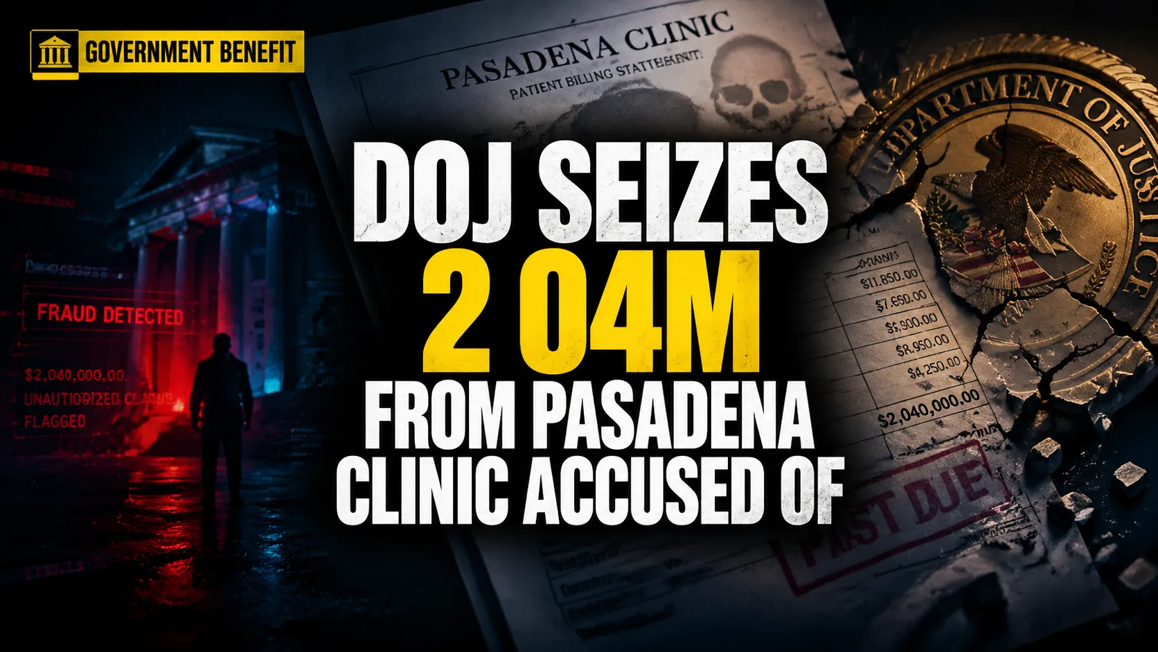 DOJ Seizes $2.04M From Pasadena Clinic Accused of Medicare Skin Substitute Billing Fraud