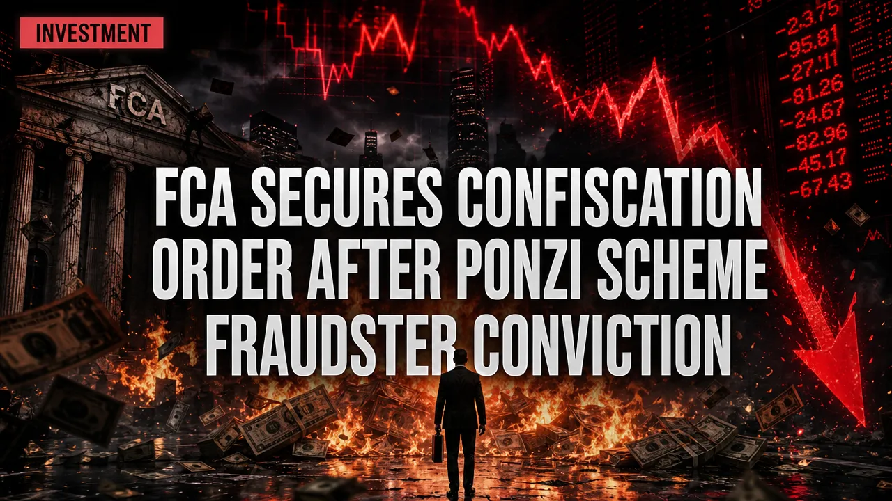 FCA Secures Confiscation Order After Ponzi Scheme Fraudster Conviction