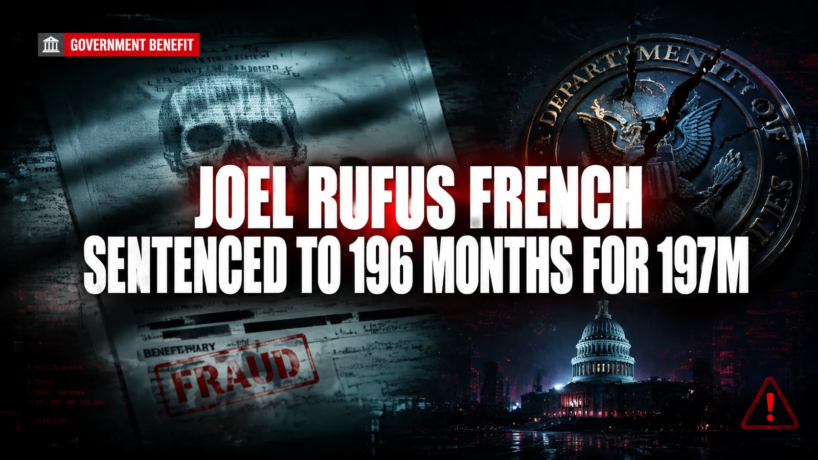 Joel Rufus French sentenced to 196 months for $197M Medicare and VA CHAMPVA fraud