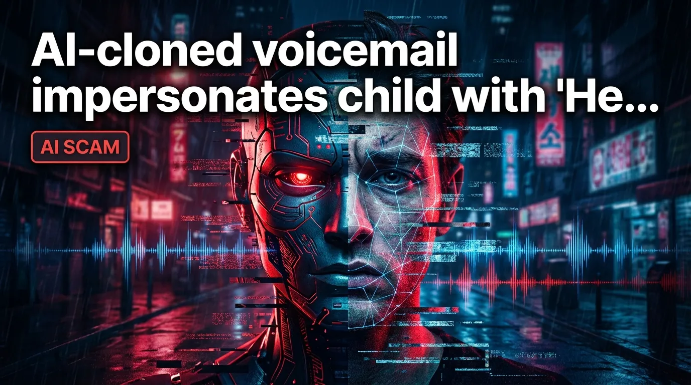 Mensaje de voz clonado por IA se hace pasar por un niño con '¡Ayuda! Necesito dinero' — The Guardian 21 de dic. de 2025