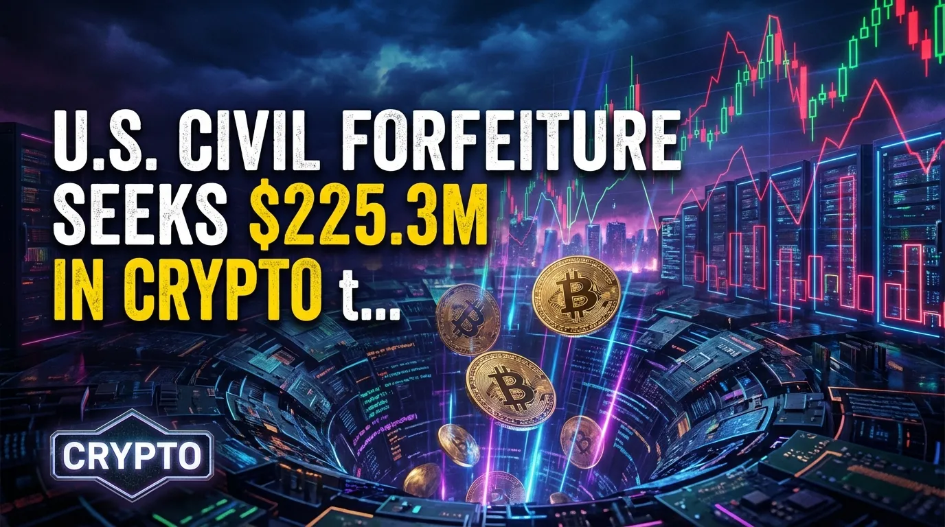 Гражданское изъятие в США требует $225.3M в криптовалюте, связанной с глобальными инвестиционными мошенническими схемами