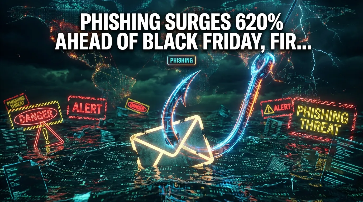 Phishing Surges 620% Ahead of Black Friday, Firms Warn