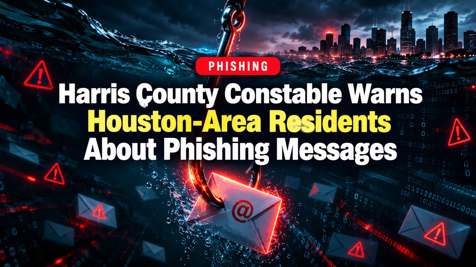 Harris County Constable Warns Houston-Area Residents About Phishing Messages