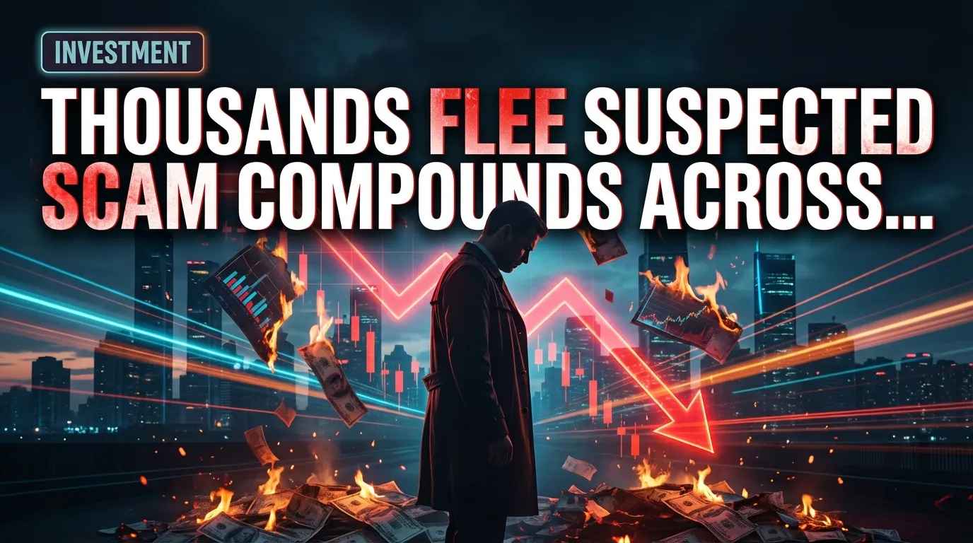 Des milliers fuient des complexes soupçonnés d'escroquerie à travers le Cambodge lors de raids à l'échelle nationale