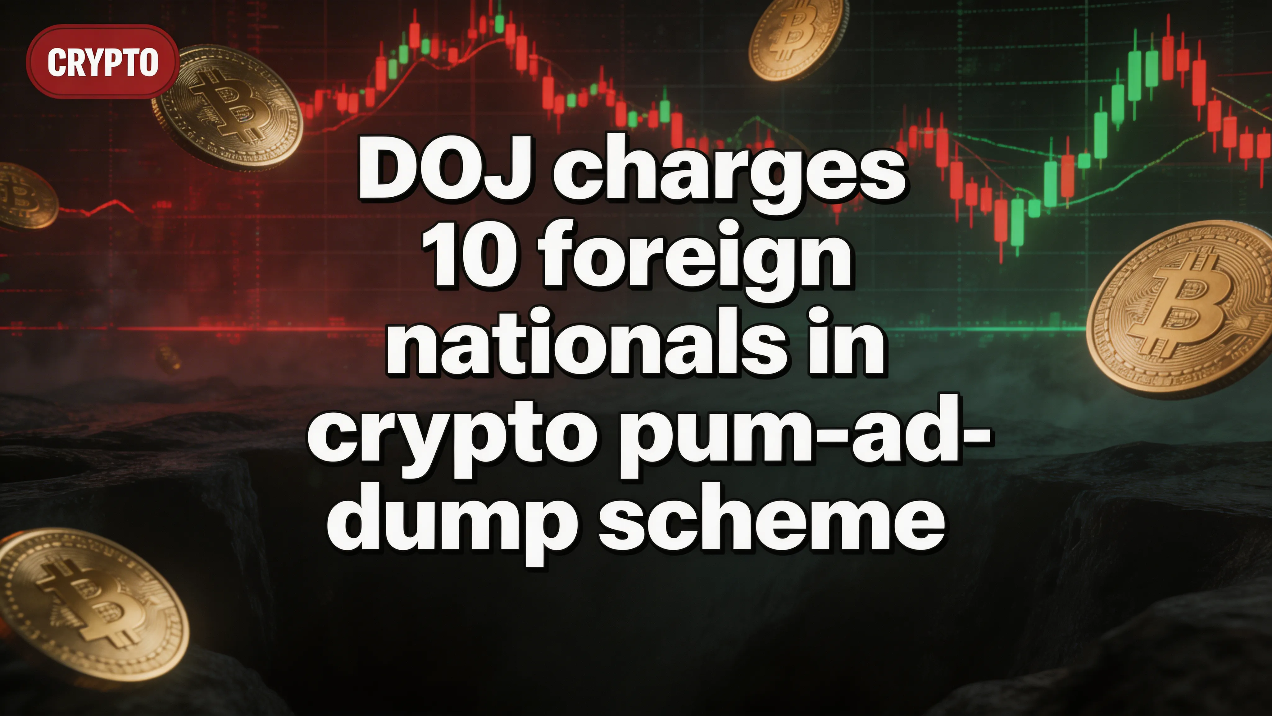 DOJ charges 10 foreign nationals in crypto pump-and-dump scheme