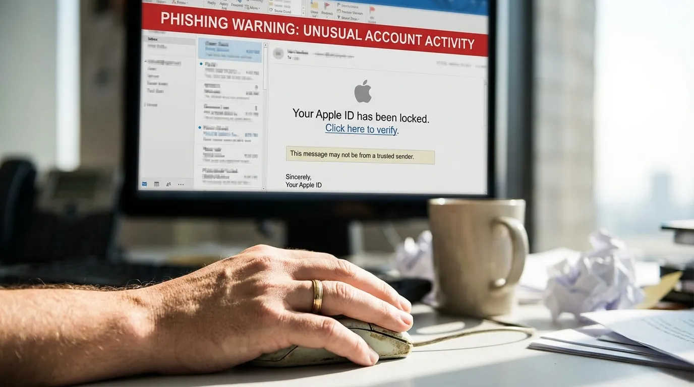 Une campagne de phishing réutilise des e-mails et des tickets légitimes d'Apple Support pour récolter des identifiants.