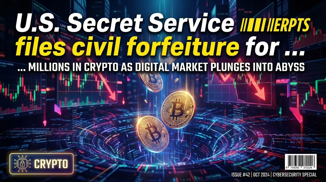 U.S. Secret Service files civil forfeiture for $225M+ in crypto tied to investment‑confidence scams