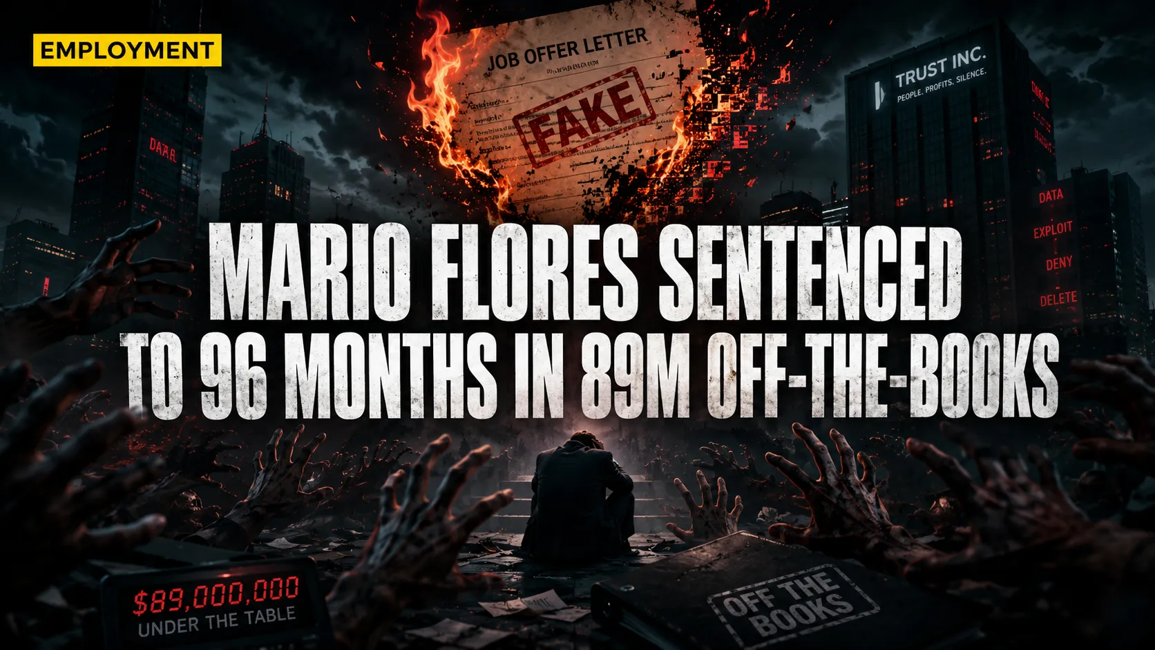 Mario Flores Sentenced to 96 Months in $89M Off-the-Books Payroll Tax Fraud (Honduras)