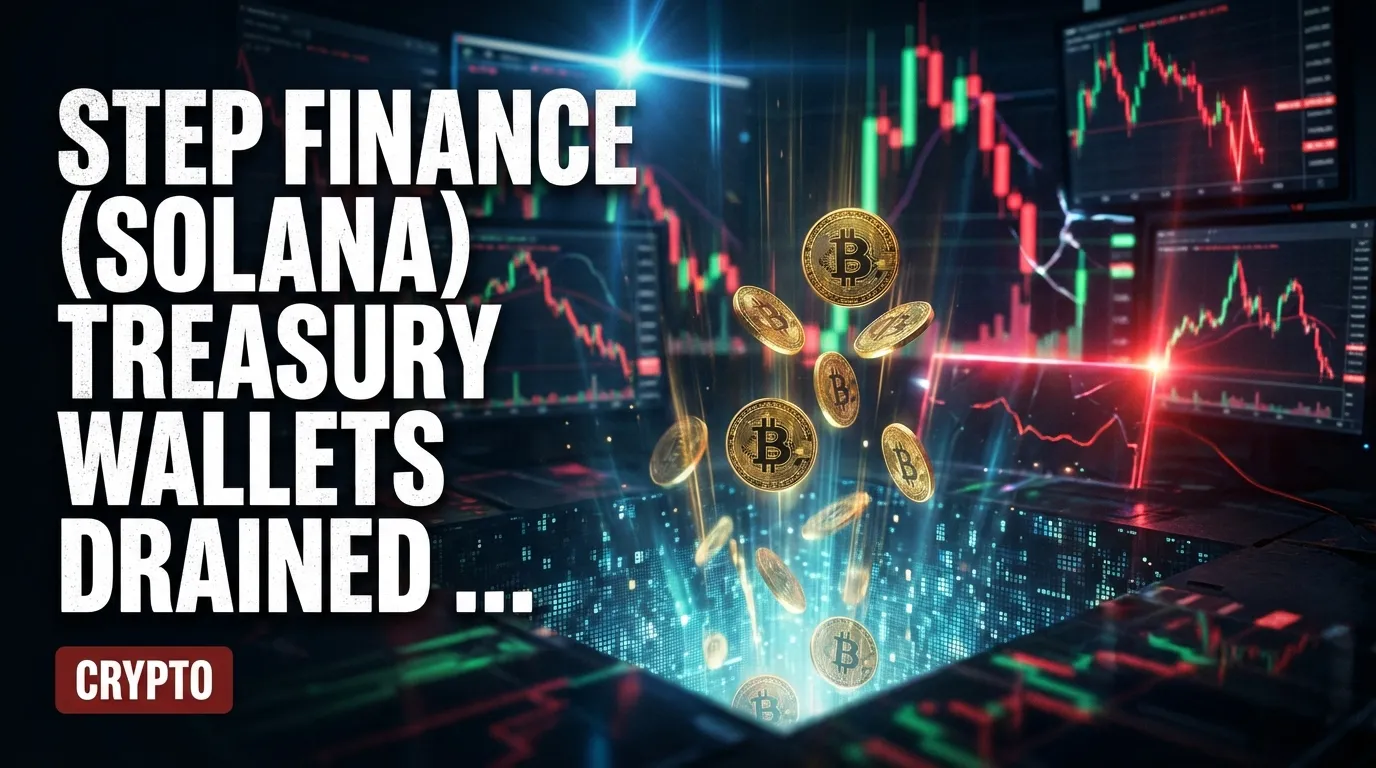 Les portefeuilles de trésorerie de Step Finance (Solana) ont été vidés d’environ 28–30 M$ le 31 janvier