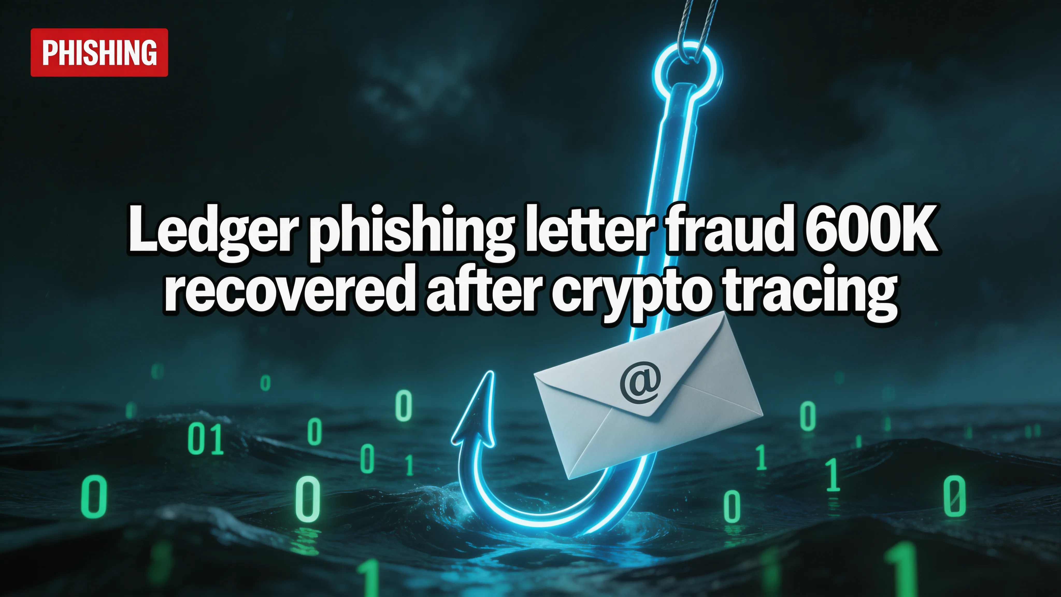 Ledger phishing letter fraud: $600K recovered after crypto tracing (US)