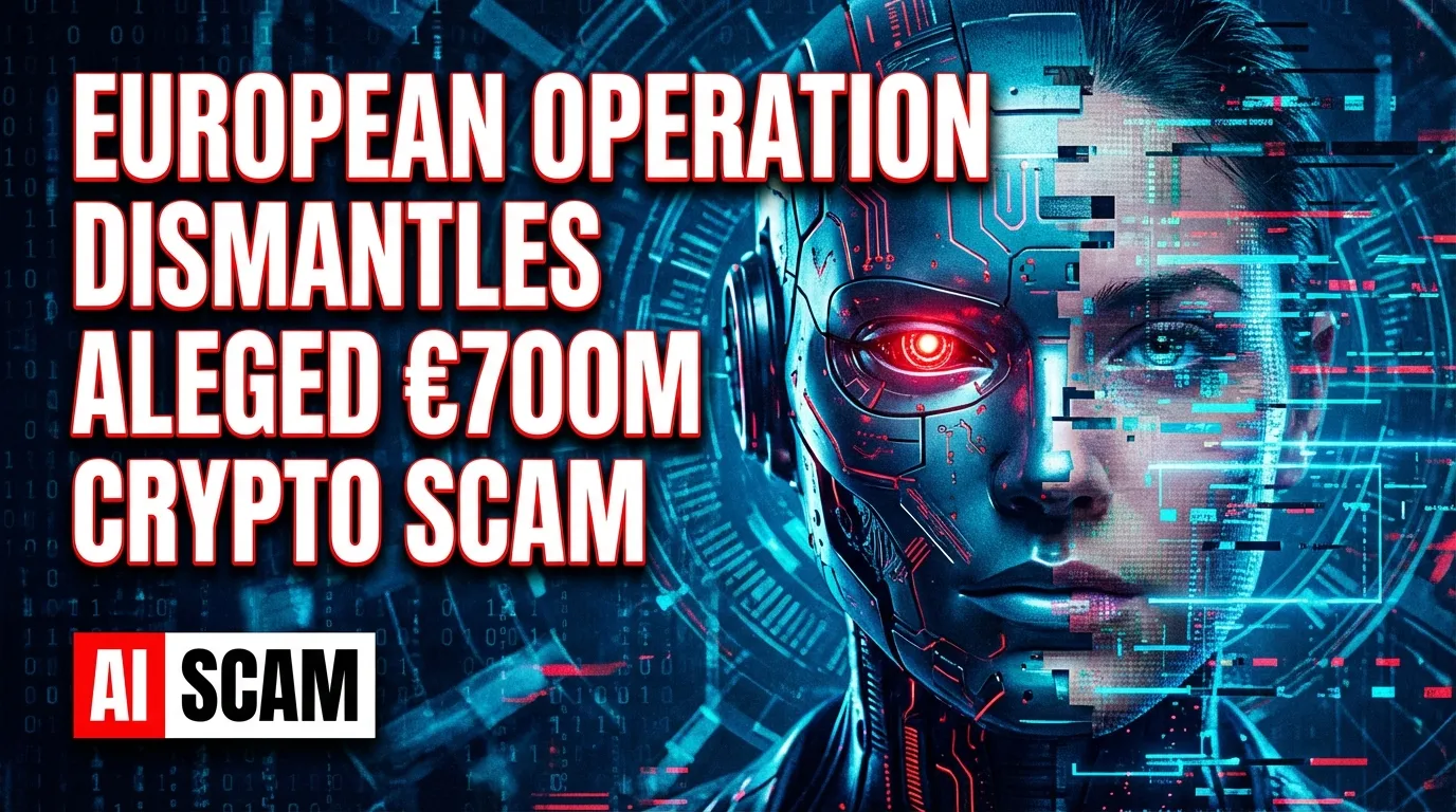 Operación europea desmantela presunta red de fraude con criptomonedas de 700 millones de € que utilizaba anuncios deep‑fake