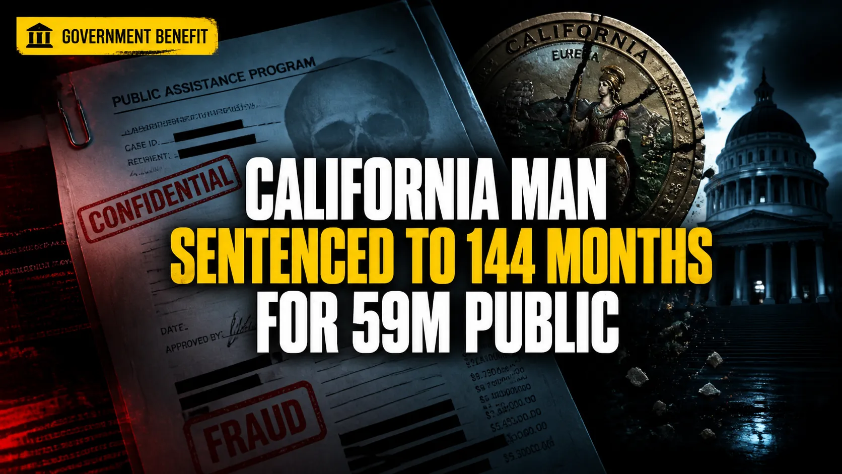 California man sentenced to 144 months for $59M+ public benefits fraud and laundering to China (MDPA)