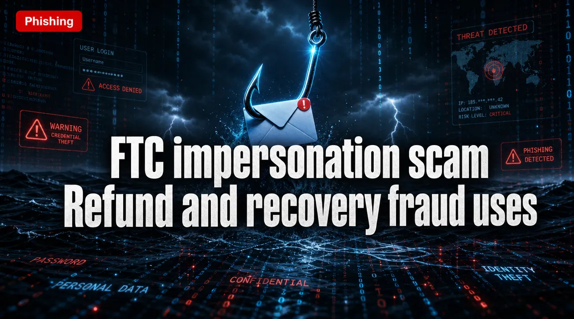FTC impersonation scam: “Refund and recovery” fraud uses fake ID photos to pressure payments