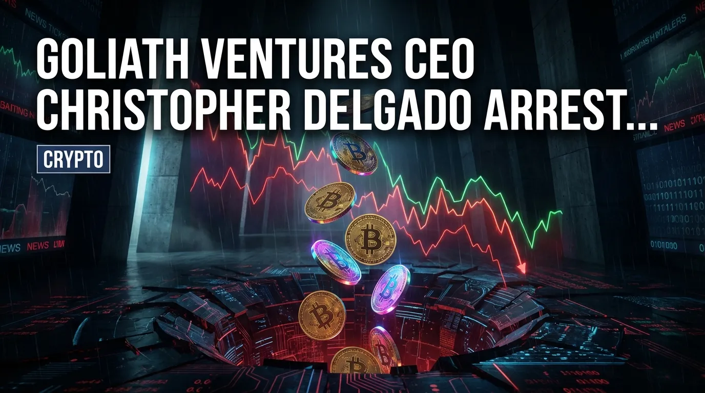 Goliath Ventures CEO Christopher Delgado arrested over $328M crypto Ponzi in Orlando