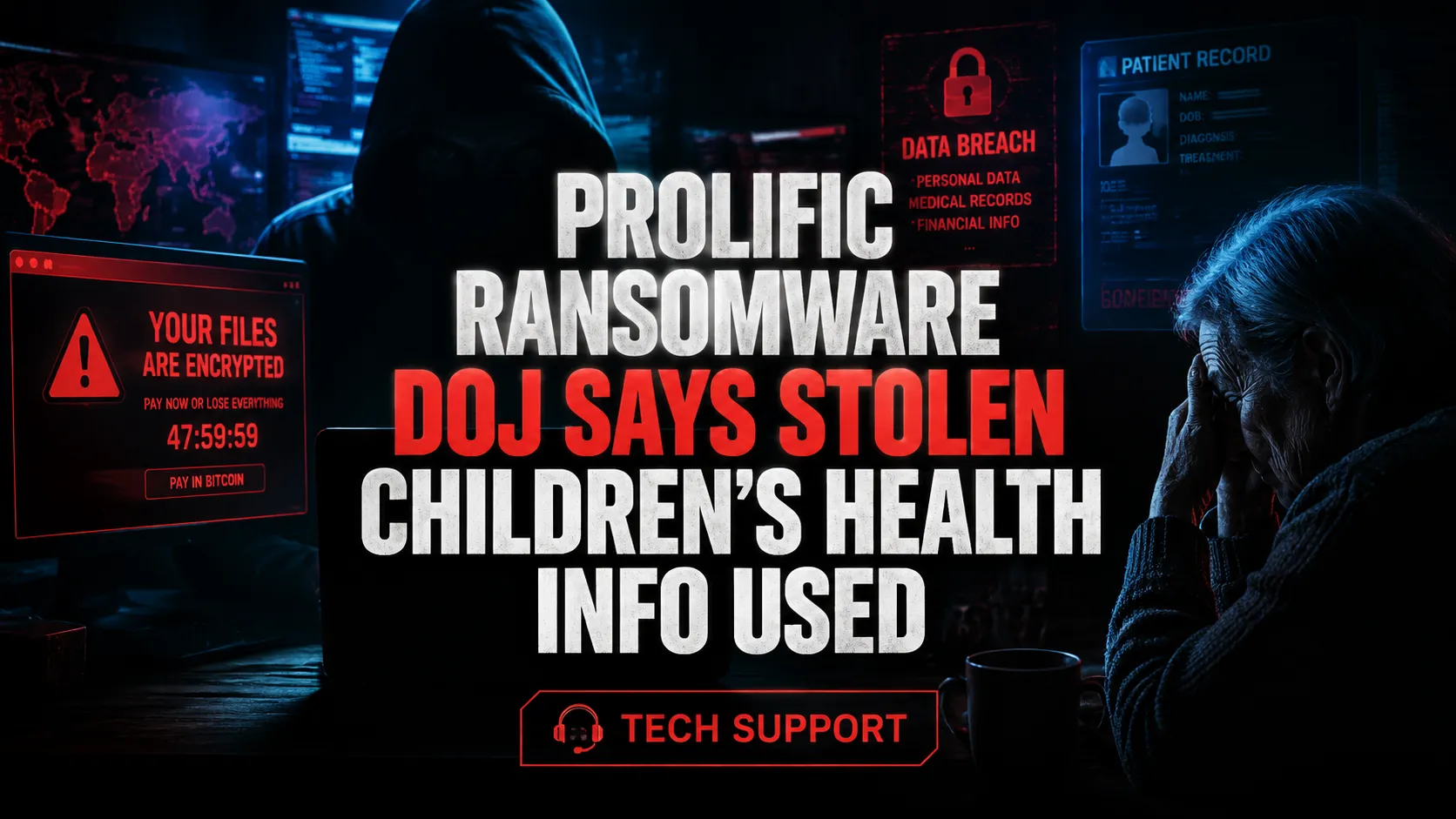 Ransomware Prolific: el DOJ dice que usó datos de salud de menores para intensificar la extorsión