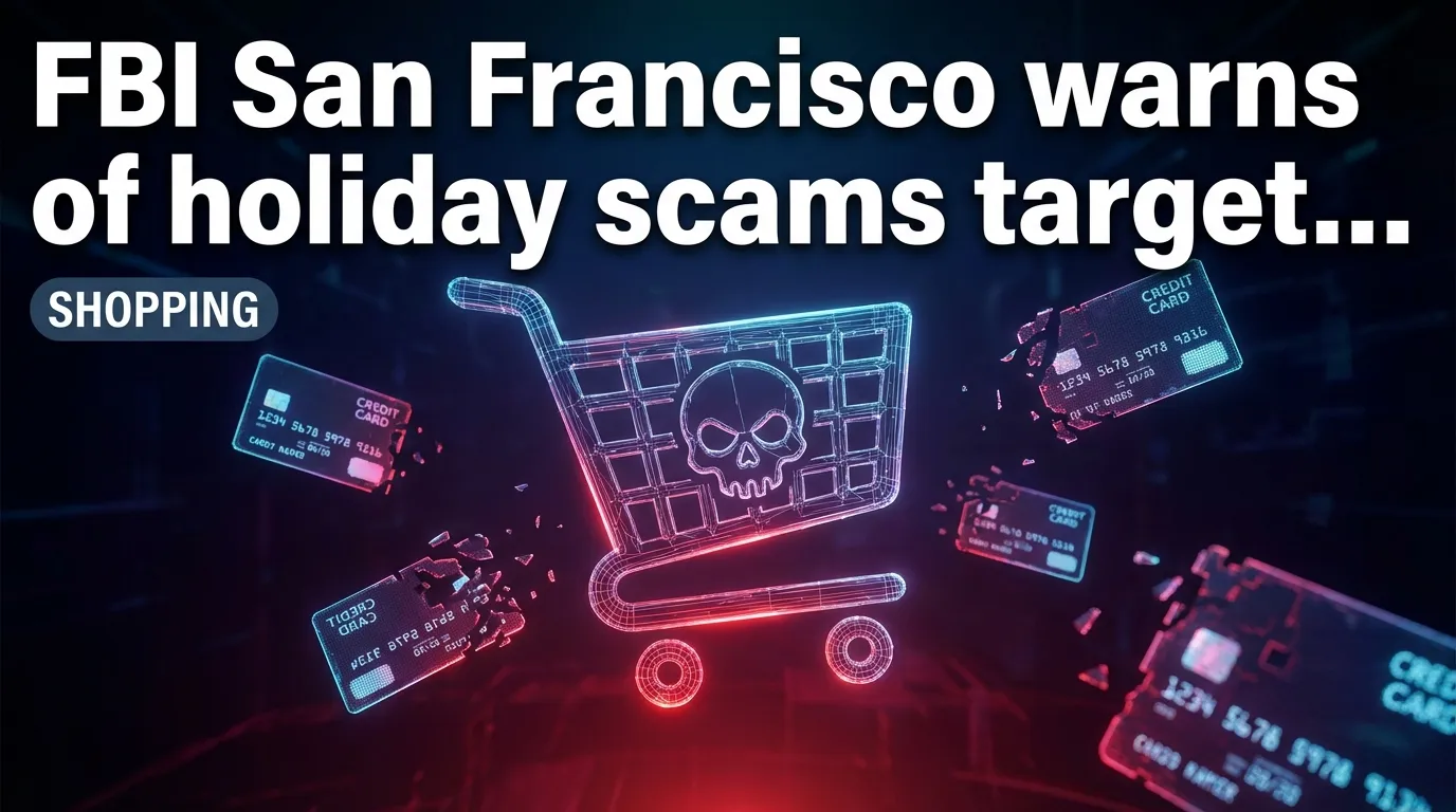 FBI San Francisco warns of holiday scams targeting shoppers and charitable donors