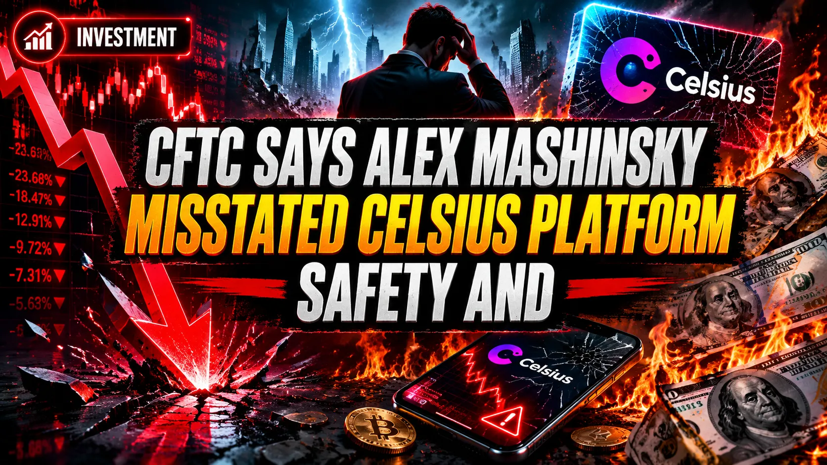 CFTC Says Alex Mashinsky Misstated Celsius Platform Safety and Profitability Claims