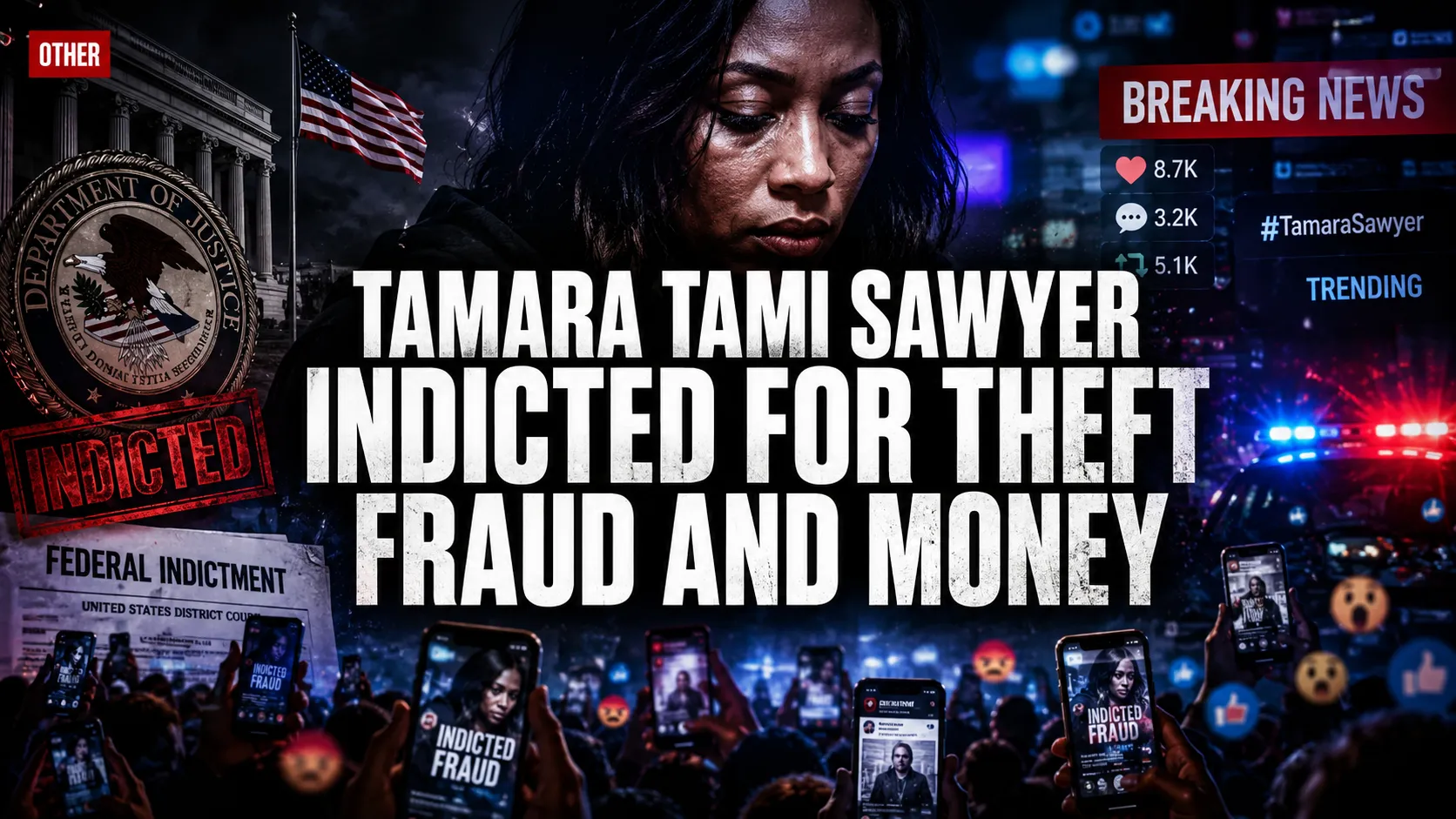 Tamara “Tami” Sawyer Indicted for Theft, Fraud, and Money Laundering Using Procurement Cards
