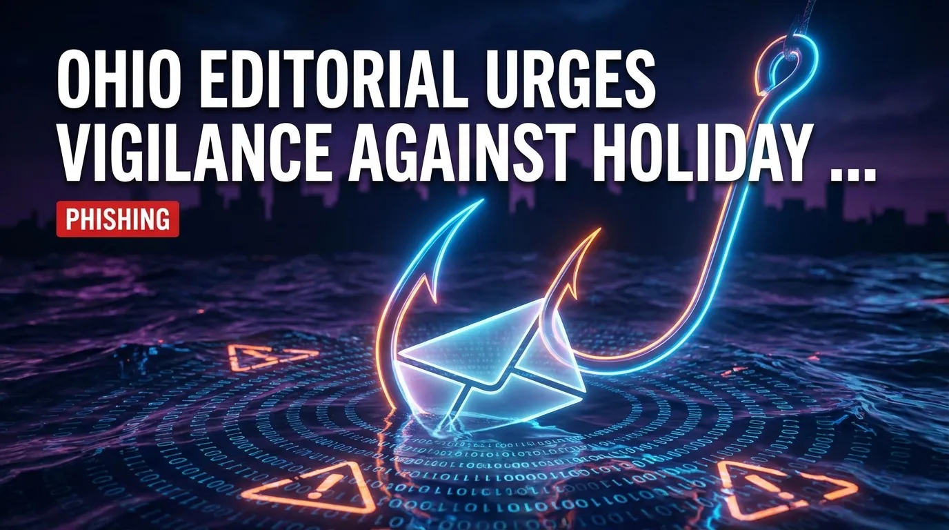 Ohio-Leitartikel fordert Wachsamkeit gegen Feiertags-Phishing, falsche Lieferungen und Wohltätigkeitsbetrug